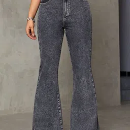 Stylecast X Kotty Women Bootcut High-Rise Stretchable Jeans-picture-25