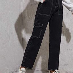 Next One Women Smart Wide Leg High-Rise Stretchable Jeans-image-89