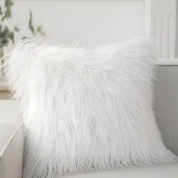 MONKDECOR White Quirky Square Cushion Covers-picture-28