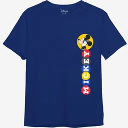 Minicult Kids Mickey Mouse Printed Cotton T-shirt-picture-18