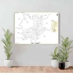 Wallpics White & Black Map Printed Waterproof Wall Sticker-picture-39