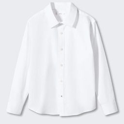 Mango Kids Boys Pure Cotton Poplin Shirt-picture-39