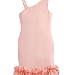 StyleCast Girls Pink Ruffled Bodycon Dress-picture-47