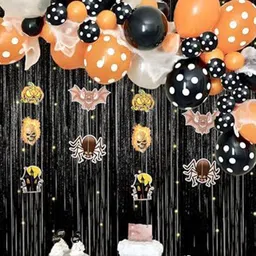 Special You 53-Pcs Black & White Halloween Festive Decor Kit-image-14