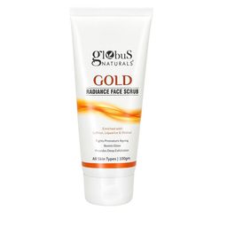Globus naturals Gold Radiance Face Scrub with Coconut Rose & Liquorice - 100 gm-picture-24