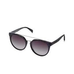 Titan Unisex Purple Lens & Black Round Sunglasses with UV Protected Lens GC280PR2F--picture-50