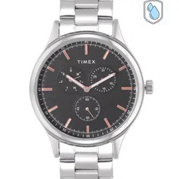 Timex Men Brass Dial & Bracelet Style Straps Analogue Multi Function Watch TWEG184SMU08-picture-40