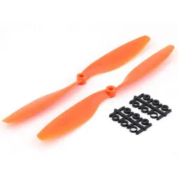 1 Pair Quadcopter 1045 Carbon Fiber CW CCW Propeller for DJI F450 10x4.5 Orange-picture-26