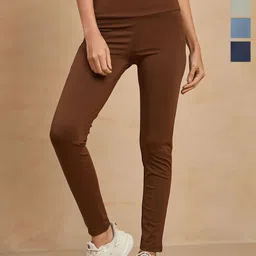 COLOR CAPITAL Women Pack Of 4 Ankle Length Antimicrobial Tights-picture-22