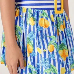 One Friday Girls Multicolor Printed Balloon Skirts image 3