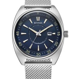 Titan Men Dial & Bracelet Style Straps Analogue Watch 90211SM01-picture-2