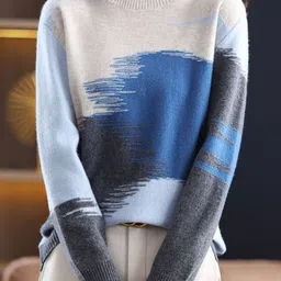 StyleCast Women Printed Cashmere Pullover-image-40