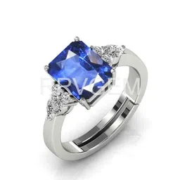 RRVGEM Blue Sapphire 7.25 Ratti 7.00 KT Finger Ring-picture-28