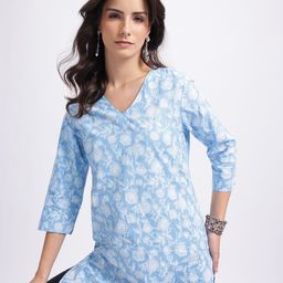 Anouk Rustic Floral Print Kurta-picture-18