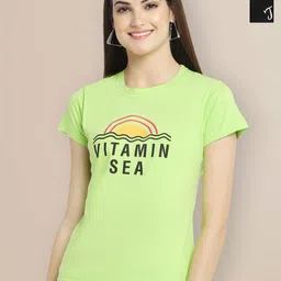 Metronaut Women Typography 2 Printed T-shirt-image-73