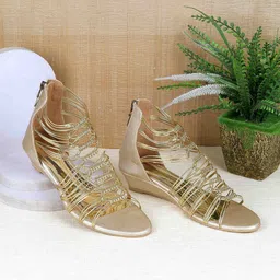 Metro Women Gladiators with Tassels Flats-picture-36
