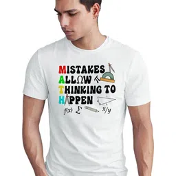 Seekbuylove Men Typography Printed Pure Cotton Bio Finish T-shirt image 2