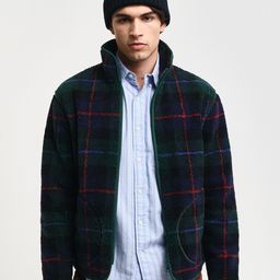 GANT Men Washed Checked Longline Tailored Jacket-picture-30
