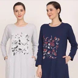 INNAYARA DIVIRTA Women Floral 2 Printed T-shirt-picture-11