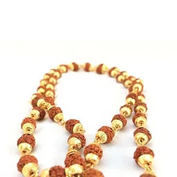 Divine souvenirs Unisex Rudhraksh Studded Chain-picture-35