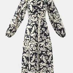 Vero Moda Tribal Print Cotton Fit & Flare Dress image 3