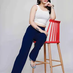 NUCOUTHS Women Super High-Rise Pleated Trousers-picture-29