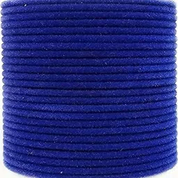 Guddan Women Set Of 24 Metal Velvet Navy Blue Bangles-image-11