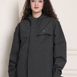 HOUSE OF VEDAS Waterproof Hooded Rain Jacket-picture-47
