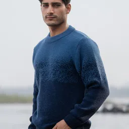Powerlook Men Colourblocked Pullover image 3