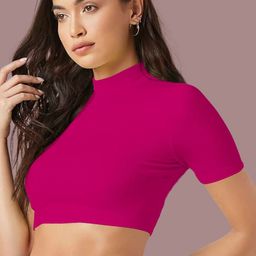 Dream Beauty Fashion Solid Fitted Crop Top-picture-29