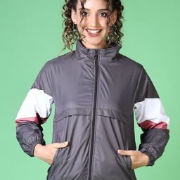 V-Mart Women Sporty Jacket with Patchwork-picture-8