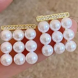 Anouk Women Square Studs Earrings image 3