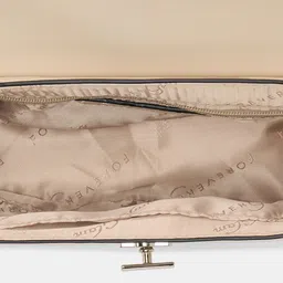 Forever Glam by Pantaloons Women Solid Baguette Shoulder Bag image 3
