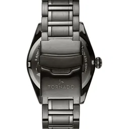 TORNADO Men Embellished Dial & Stainless Steel Straps Analogue Watch T8007-XBXN image 5