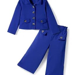 CrayonFlakes Girls Shirt Collar Top With Pyjamas-image-78