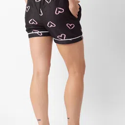 FashionRack Women Pack Of 2 Printed Lounge Shorts image 2