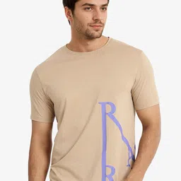 RARE RABBIT Men Drop-Shoulder Sleeves Raw Edge T-shirt-picture-38