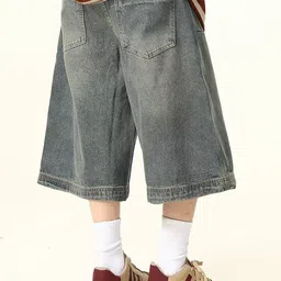 StyleCast Men Relaxed Fit Below Knee Denim Shorts image 2