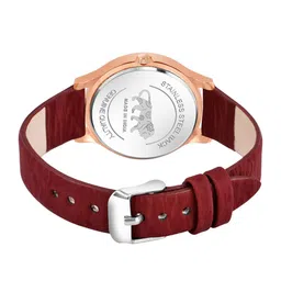 DOUBLERUN Women Dial & Leather Textured Straps Analogue Multi Function Watch H05NMT-333 image 2