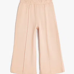 Koton Girls Mid-Rise Wide Leg Pure Cotton Trouser-image-22