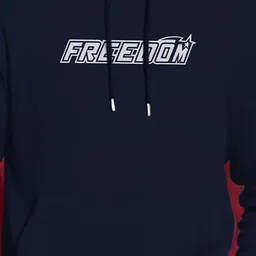 MaverIQ Men Printed Fur Hooded Pullover Sweatshirt image 3