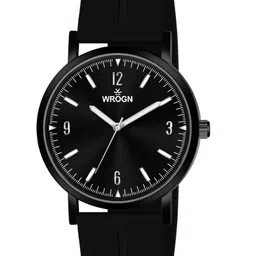 WROGN Men Dial & Leather Bracelet Style Straps Analogue Watch WRNWJ25 Set-68-picture-28