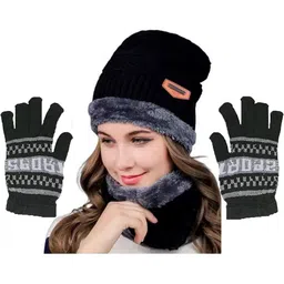 FLEXCYCAP Men Embroidered Woollen Beanie-picture-18