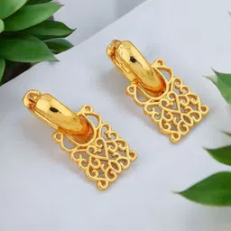 SHREE KRISHNA SHOPPING Gold-Plated Brass Earrings-picture-24