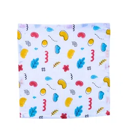 BAESD Infants Set Of 2 Printed Organic Muslin Cotton Wash Cloth image 2