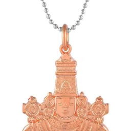 MEMOIR Copper-Plated Floral Pendants with Chains-picture-12