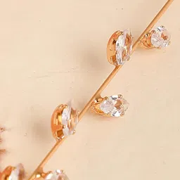 Vembley Gold-Plated Cubic Zirconia Alloy Ear Cuff-picture-12
