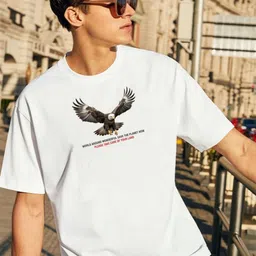 SWAGNOX Men Graphic Printed Round Neck Cotton T-shirt-image-76