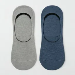 SZN Men Pair of 4 Shoeliner Cotton Solid Socks-image-38