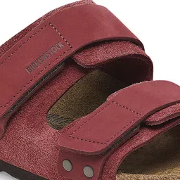 Birkenstock Uji Nubuck Leather/Suede Zinfandel Regular Width Two Strap Sandals image 5